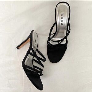 Bebe strapped heels